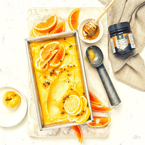 Orange Cardamom spiced sorbet - Hab Shifa