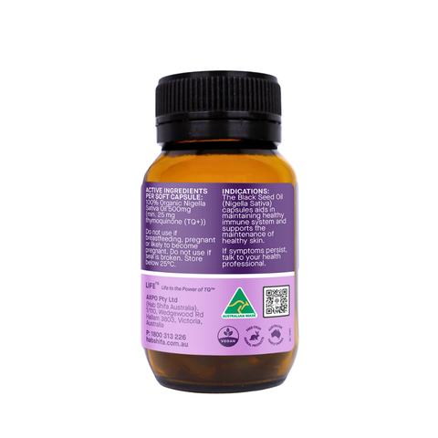 TQ+ Ultra Strength Black Seed Oil 60 Capsules