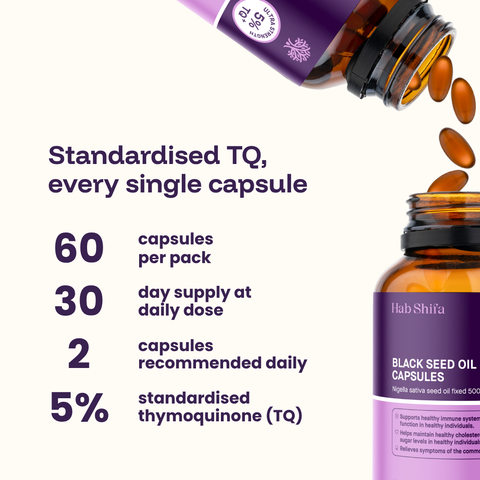 TQ+ Ultra Strength Black Seed Oil 60 Capsules