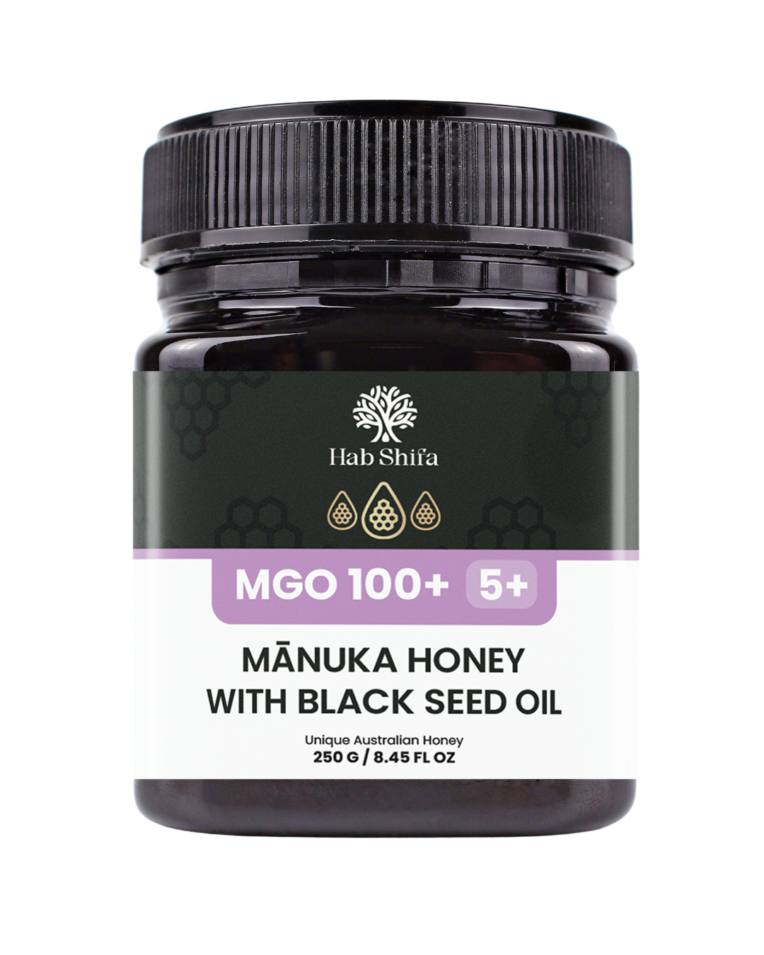 Manuka Honey (MGO100+) with Black Seed Oil 250g