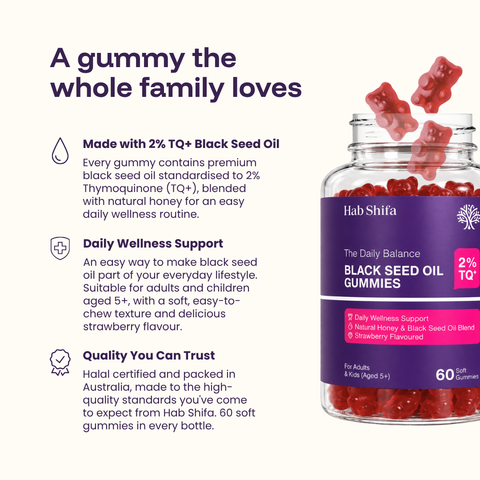 Black Seed Oil 60 Gummies