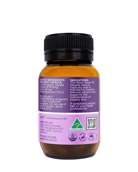 TQ+ Ultra Strength Black Seed Oil 60 Capsules