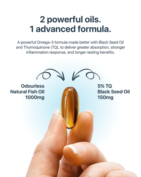 Hab Shifa OmegaTQ Fish Oil 120 Capsules