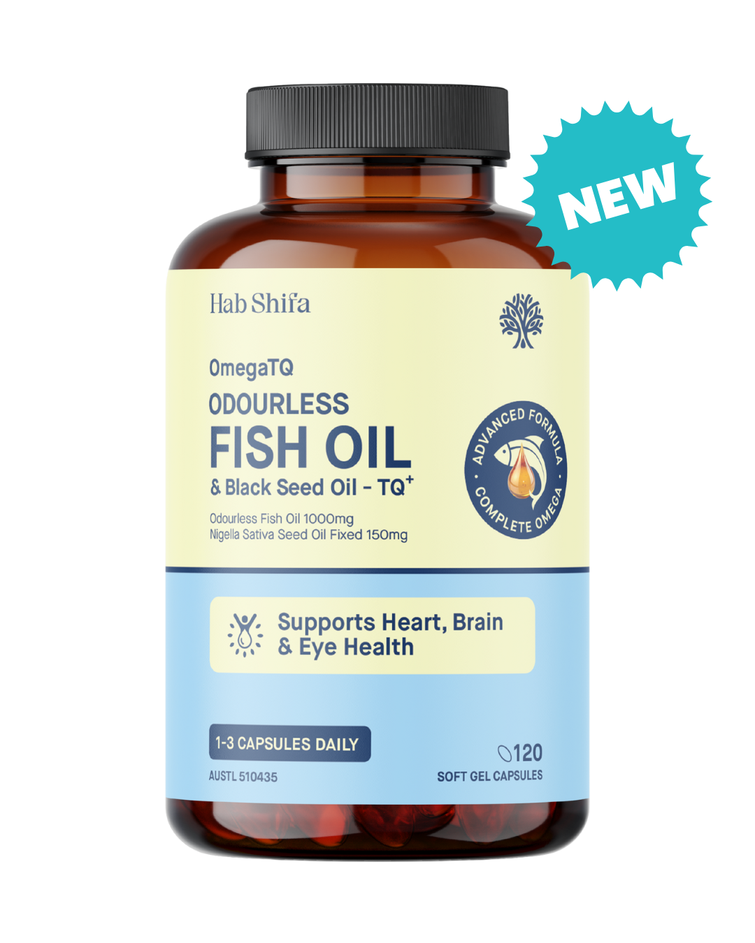 Hab Shifa OmegaTQ 120 Capsules