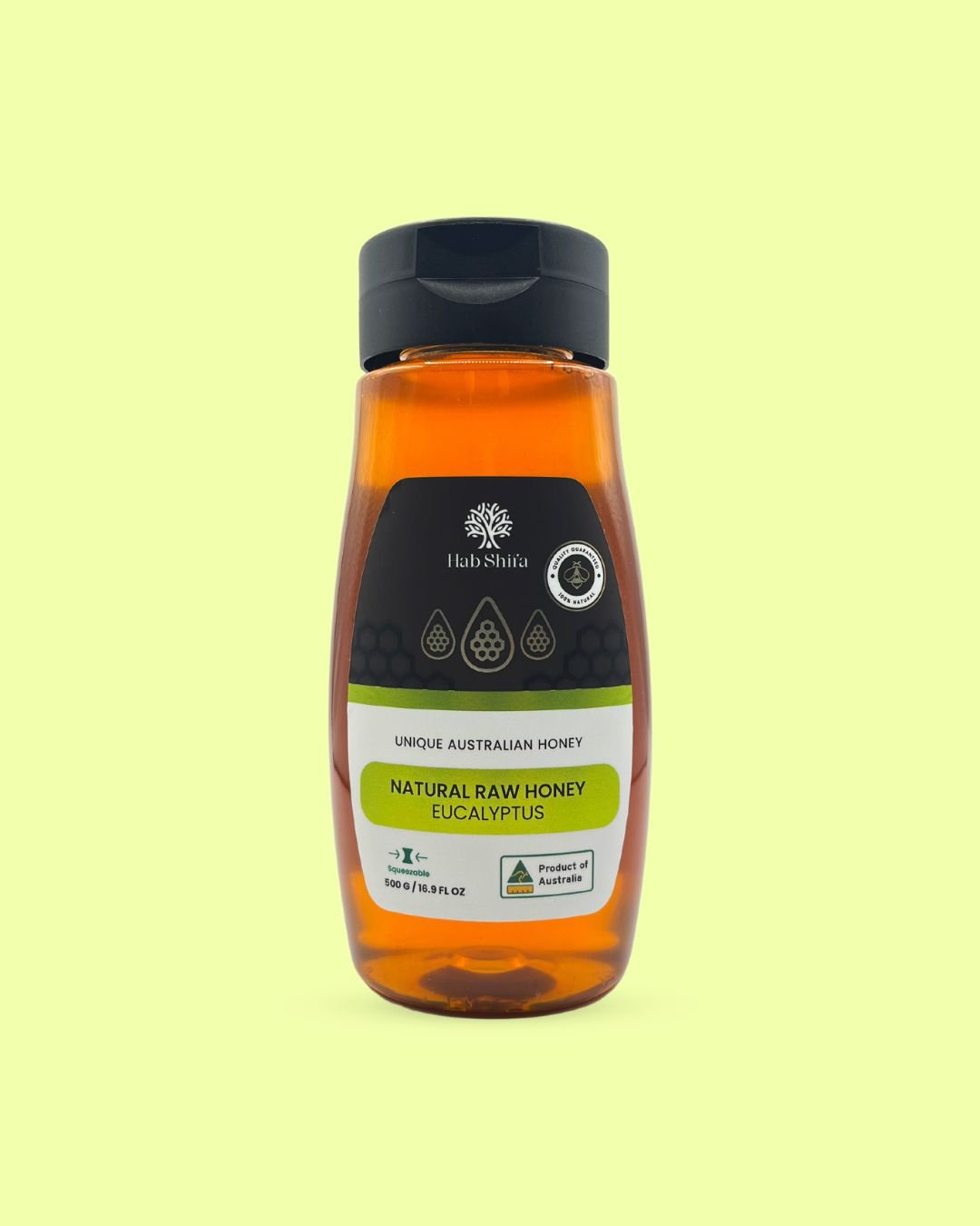 Natural Raw Honey - Eucalyptus 500g - Hab Shifa