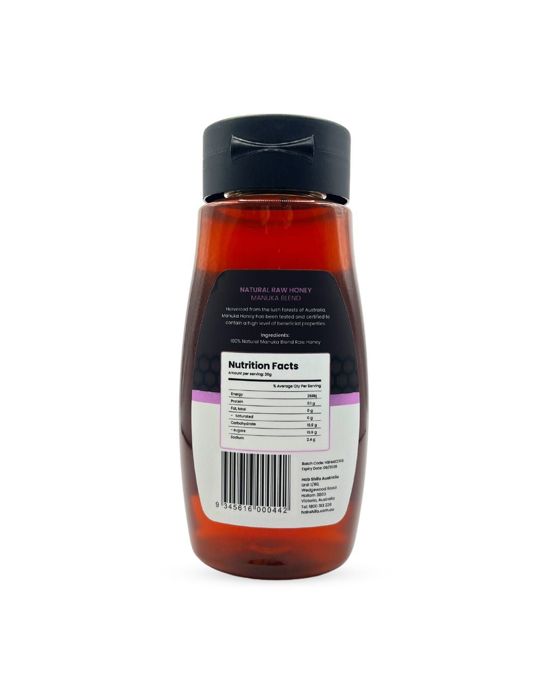 Natural Raw Honey - Manuka Blend 500g - Hab Shifa