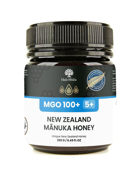 New Zealand Manuka Honey MGO100+ (UMF 5+) - Hab Shifa