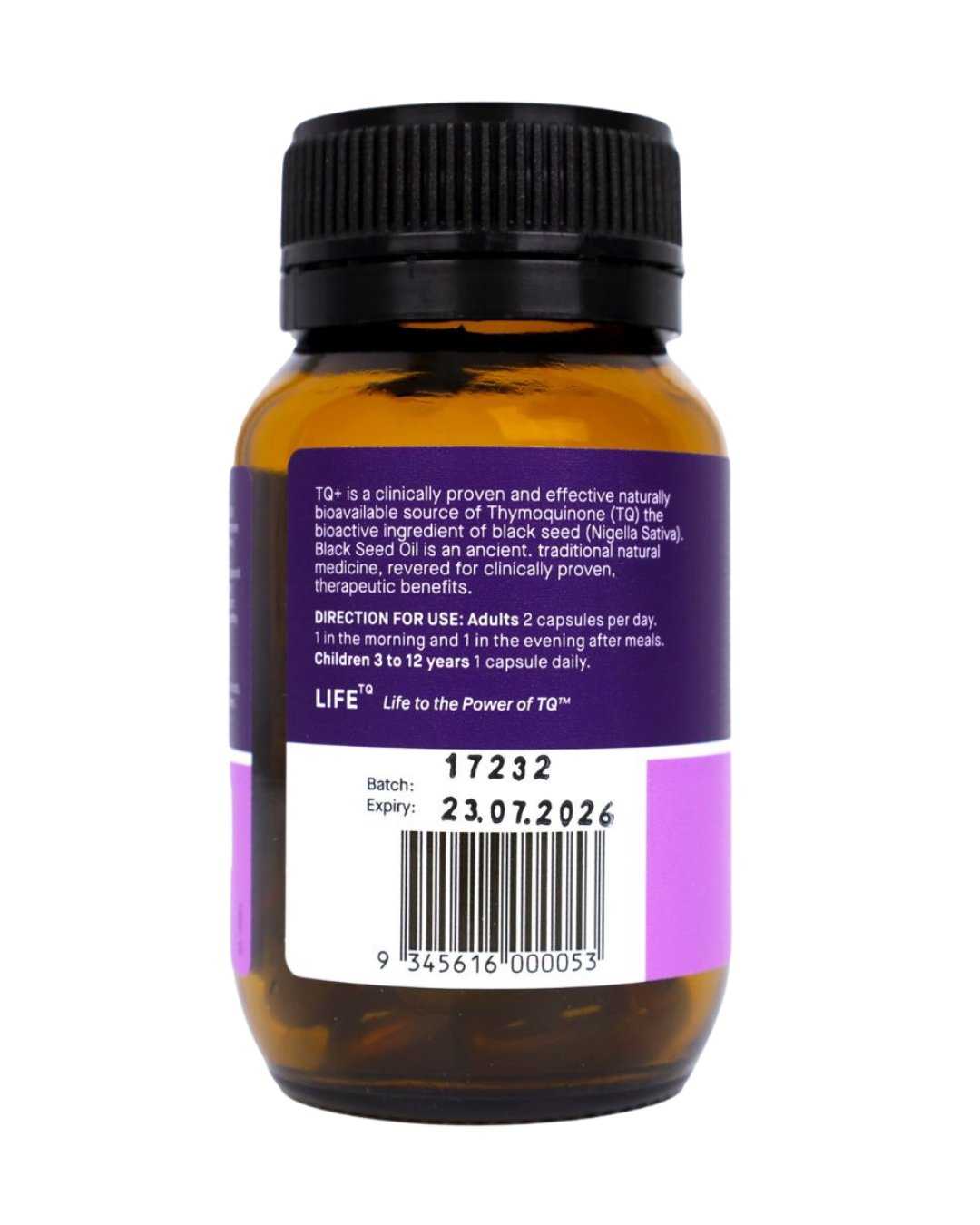 TQ+ Ultra Strength Black Seed Oil 60 Capsules - Hab Shifa